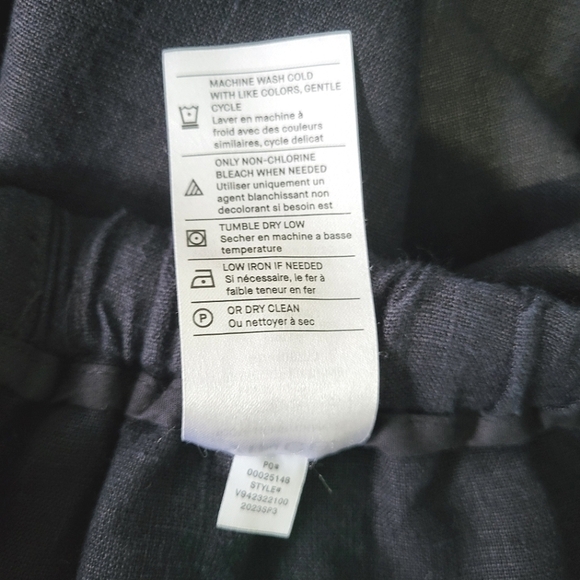 Vince Dark Navy Hemp Trousers Size Small NWOT - Picture 6 of 8